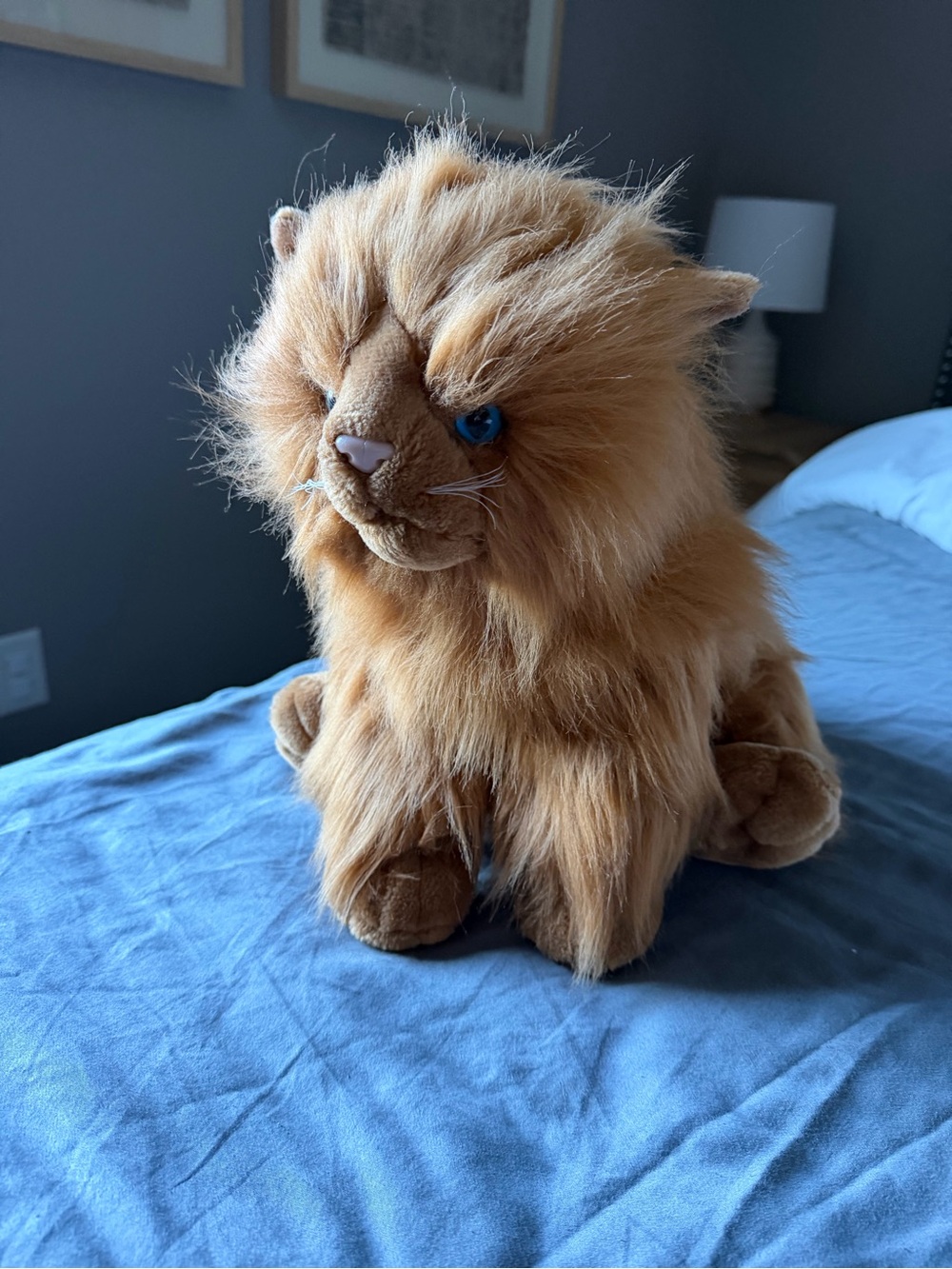 E & J Classics Soft Ginger Orange Cat Plush Toy